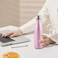 thumbnail image 6 of Double Wall Vacuum Insulated Stainless Steel Water Bottle, 12H Hot 24H Cold Keep Temperature, Leak Proof Travel Mug for Car, Gym, Office, Gift Idea in Pink, 6 of 6