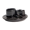 thumbnail image 3 of Quemador de incienso, soporte de incienso, decoración versátil, regalo de inauguración de la casa, adorno de , casera para mesa de Negro, 3 of 9