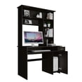 thumbnail image 4 of We Have Furniture Computer Desk Acequia, Multiple Shelves, Black Wengue Finish, 4 of 5