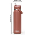 thumbnail image 5 of CamelBak Thrive™ Flip Straw Insulated Stainless Steel Water Bottle, 32oz, Sierra Red, 5 of 6
