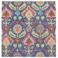 thumbnail image 2 of Safavieh Suzani Caris Geometric Area Rug, Blue/Multi, 6' x 6' Square, 2 of 8