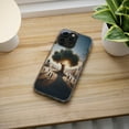 thumbnail image 5 of DistinctInk Hybrid (Acrylic / TPU) Clear Slim Fit Case for Apple iPhone 15 Pro (6.1" Screen) - "Harmony Under the Olive Tree: A Peaceful Palestine", 5 of 8
