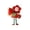 Red, variant on Lucky Plush Flower Horse Stuffed Toy Soft Horse Doll Keychain Ornament For Desk