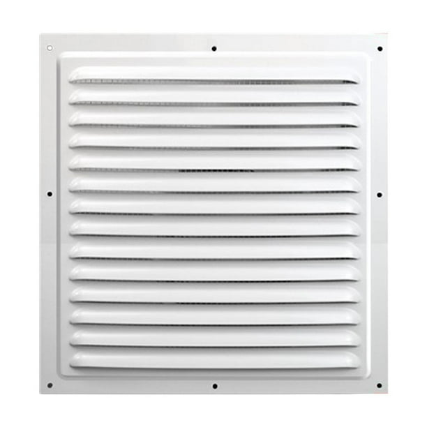 Cubierta de ventilación de aire Rejilla de ventilación de aire Cuadrada Aleación de aluminio Cubierta de ventilación blanca Aire 30 centimetros