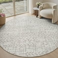 thumbnail image 1 of Area Rug x Rugs for Living Room Bedroom High Low Textu Jacquard Boho Neutral Carpet - Non Slip Machine Washable Rug Dining Nursery Living Room Farmhouse Rug, 1 of 6