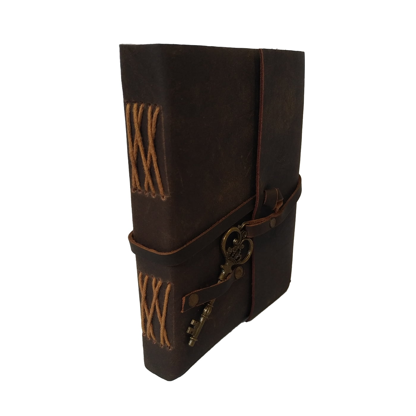 Vintage Leather Journal Antique Handmade Leather Bound journal for Men Women Diary Leather Sketchbook Drawing Journal Brown Notebook