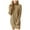 Khaki, variant on Ediodpoh Women Long Sleeved Round Neck Dress Knitted Pullover Sweater Dress for Women with Comfortable Fit Khaki S