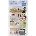 thumbnail image 3 of (4 pack) Paper House 3D Stickers, Coffee Talk, 3 of 3