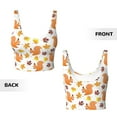 thumbnail image 3 of Sikiie Cartoon Squirrel Print Strappy Sports Bra for Women Padded Push Up Sports Bra Athletic Running Sports Bra Workout Bra Yoga Bra, 3 of 5