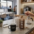 thumbnail image 3 of Set Frascos Café y Azúcar Vidrio con Tapa Acacia 1 L, 3 of 6