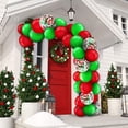 thumbnail image 3 of Kit de guirnalda de arco de globo de Navidad de 129 piezas, incluye globos de confeti de globo de látex rojo verde, herramientas para atar globos, cinta de globo, puntos adhesivos JAMW Sencillez, 3 of 5