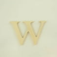 thumbnail image 2 of Package of 1, 6 Inch X 3/4" Thickness Baltic Birch Wood Letter w in The Times New Roman Font, Thick, Lower Case for Art & Craft Project, Made in USA, 2 of 4