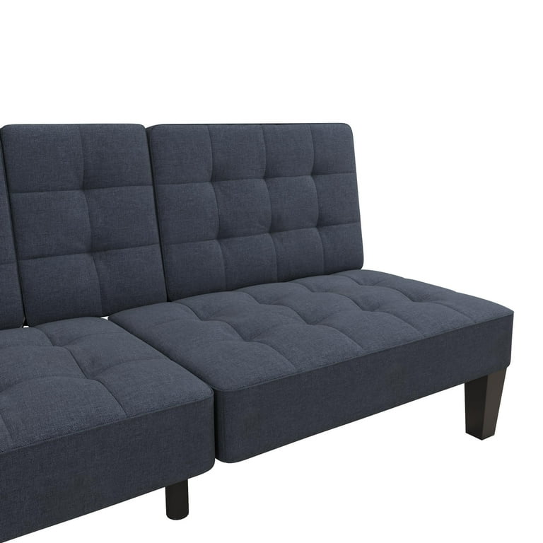 Mainstays Studio Futon, Gray Linen Upholstery