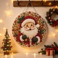 thumbnail image 6 of Christmas Pearl Art DIY Diamond Painting Hanging Suncatcher Ornament, Handmade Christmas Diamond Painting Hanging Pendant, Craft Crystal Pearl Bead Wall Window Decor, 6 of 6