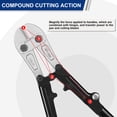 thumbnail image 4 of Cortador de pernos WORKPRO plegable, 45 cm, acero cromado vanadio, 4 of 9