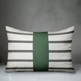 thumbnail image 3 of Creative Products Mirrored Stripes Green 14 x 20 Indoor / Outdoor Pillow, 3 of 3