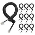 thumbnail image 1 of 10pcs Telephone Cords Phone Cord Phone Cable Coiled Telephone Telephone Receiver Cord, 1 of 1