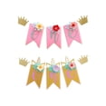 thumbnail image 6 of Baby Girls 1st Birthday Party Highchair Banner Summer Flower One High Chair Bunting Garland Baby Shower Decoration, 6 of 7
