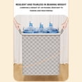 thumbnail image 6 of Taicans Checkered Storage Bag,Large Capacity 110L Foldable Non-Woven Fabric with Zipper,Dust-Proof Water-Resistant Organizer for Moving,Travel,Home,Quilt and Clothes Storage, 6 of 9