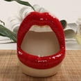 thumbnail image 5 of Dream Lifestyle Ceramic Cigarette Ashtrays, Mouth Lips Ceramic Ashtray Personality Mouth Ashtrays Holder Anti-slid Base Ashtray Decor Fashion Home Decorations, 5 of 8