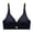 Black BKL, variant on YLOMAY Bra Women Women Underware Back Snaps No Underwire Bras Solid Color Comfy Stylish Brassiere Loose Casual Wear Black L