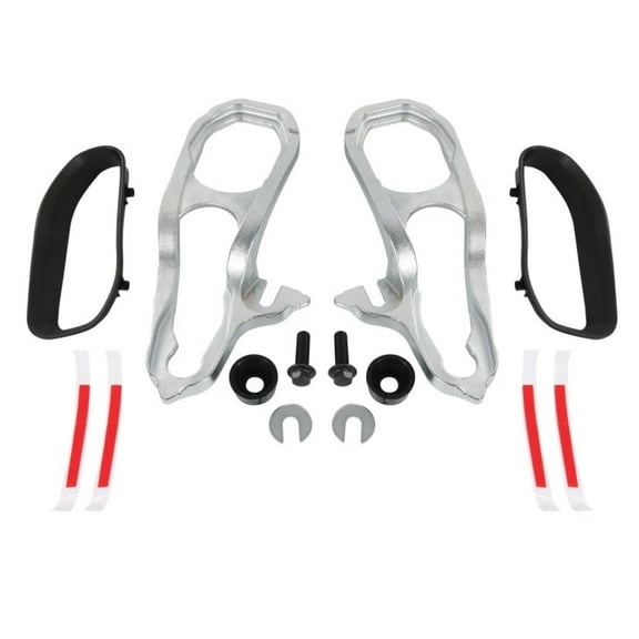 Chrome Heavy Duty Front Tow Hooks with Hardware For 2019 2020 2021 Ram 1500 DT NEW