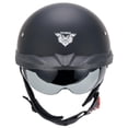 thumbnail image 3 of Medio casco de moto VCOROS VHF04 negro mate M, 3 of 8