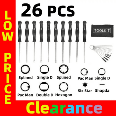 HERFOM 26 PCS Carburetor Adjustment Tool Screwdriver Kit