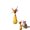 Yellow1, variant on Qocolcyl Wood Base Feather Cat Tumbler Toy, Weighted Wobble Interactive Kitten Teaser With Replaceable Feather, Simulation Hunting Indoor Anxiety Relief Play Toy For All Cats Small Dogs