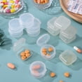 thumbnail image 3 of MasteelfCA 20 Pcs Ear Plug Cases Clear Jewelry Box Bead Organizer Mini Jewelry Box Mini Pill Box Bead Containers, 3 of 8