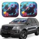 thumbnail image 1 of Fotbe Lively Cute Turtle Juego de 2 Piezas de Parasoles para Parabrisas | Bloqueador Solar para Auto | Accesorios Plegables para Protección Solar Interior-Small, 1 of 6