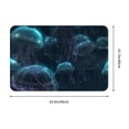 thumbnail image 3 of Uemuo Ice blue light spot jellyfish Printed Door Mat Indoor Doormat 16"x24",Front Back Door Mats Non Slip Entrance Rugs,Inside Doormats for Entryway, 3 of 9