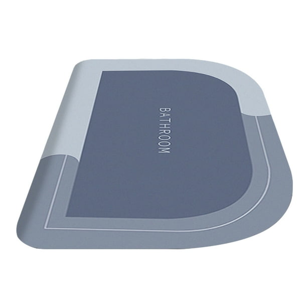 Alfombrilla de baño Bearachild superficie de terciopelo de diatomeas gris claro 40*60 CM