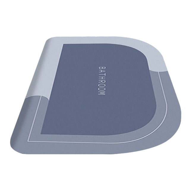Alfombrilla de baño Bearachild superficie de terciopelo de diatomeas gris claro 40*60 CM