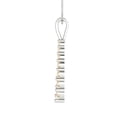thumbnail image 3 of 0.48 ct Brilliant Round Cut Natural Morganite 14k White hypoallergenic Solid gold Designer Everyday Affordable Dainty Necklace Pendant with 18" Chain, 3 of 6