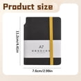 thumbnail image 4 of DUOYOU Pocket Size Notebook Hardcover Journal With Pen Holder Small Notebook Portable Strap Notebook For Work Writing Notes And Organization Tasks Use, 4 of 6
