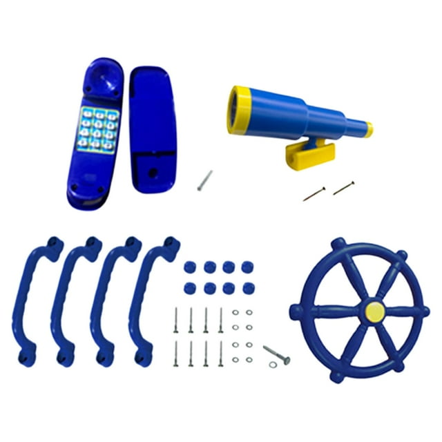 Ensemble de Jouets de Terrain de Jeu Jouets d'Imitation pour Enfants Balançoire pour Ensemble de Balançoire Cour Arrière B