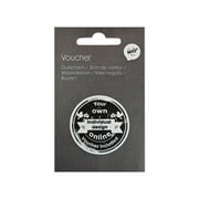 Consolidated Stamp, COS071596, Cosco Nio Personalized Stamp Voucher, 1 Each, Black