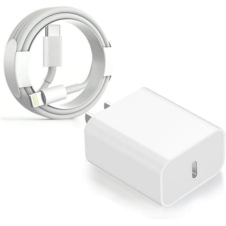 xixishop Phone Fast Charger 20W USB C Fast Charger Block with 6FT Type-C to Charging Cable Super Fast Charging Compatible with Phone 14/13/13 Pro/12/12 Pro/12 Pro Max/11/Xs Max/XR/X