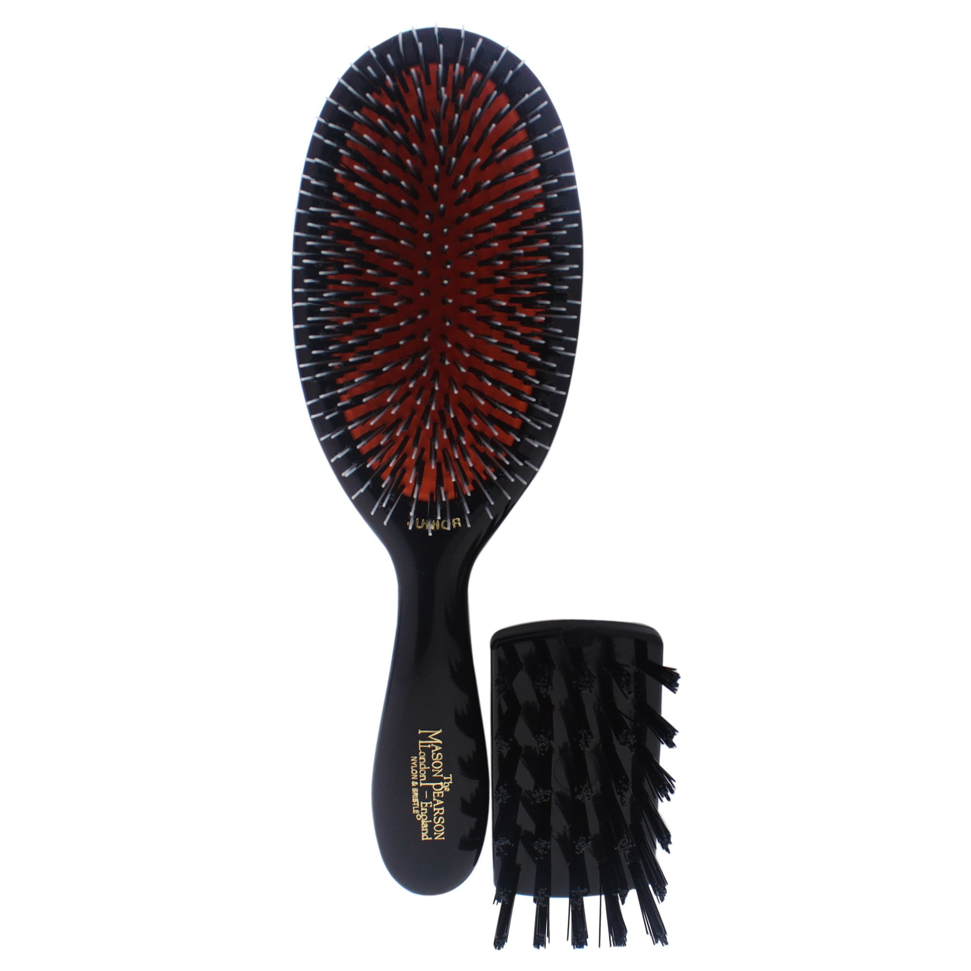 Mason Pearson Junior Bristle and Nylon Brush - BN2 Dark Ruby, Pc Hair Brush and Brush -