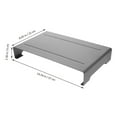 thumbnail image 2 of UPOUART 1Set Desktop Riser Stand for Laptop and Computer Screens with Keyboard and Mouse Storage Space Grey, 2 of 6
