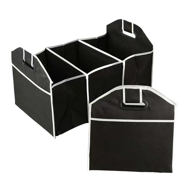 Organizador de maletero de coche, bolsa de almacenamiento con bolso, bolsa de almacenamiento plegable para camión y automóvil