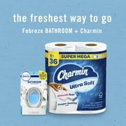 Febreze Bathroom Air Freshener, Small Spaces Odor-Fighting, Crisp Cotton, 2ct, 2 Count