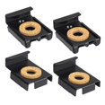 thumbnail image 1 of GUOOL 4 Pieces Mirror Clips Fix Clips Mirror Mounting Clips Set Mirror Hanger Clips black, 1 of 9