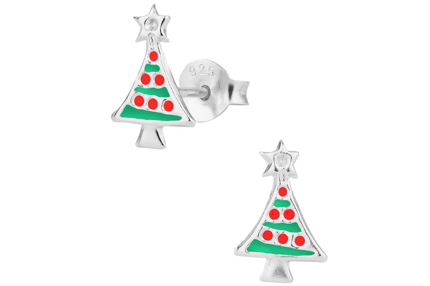 christmas stud earrings