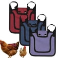 thumbnail image 5 of 1/2 Pieces Chicken Saddle for Hens, Outdoor Hen Apron with Adjustable Strap Chicken Vest Jacket Clothes for Protective Poultry Feather Sling Back & Sides Protector Accessories, 5 of 7
