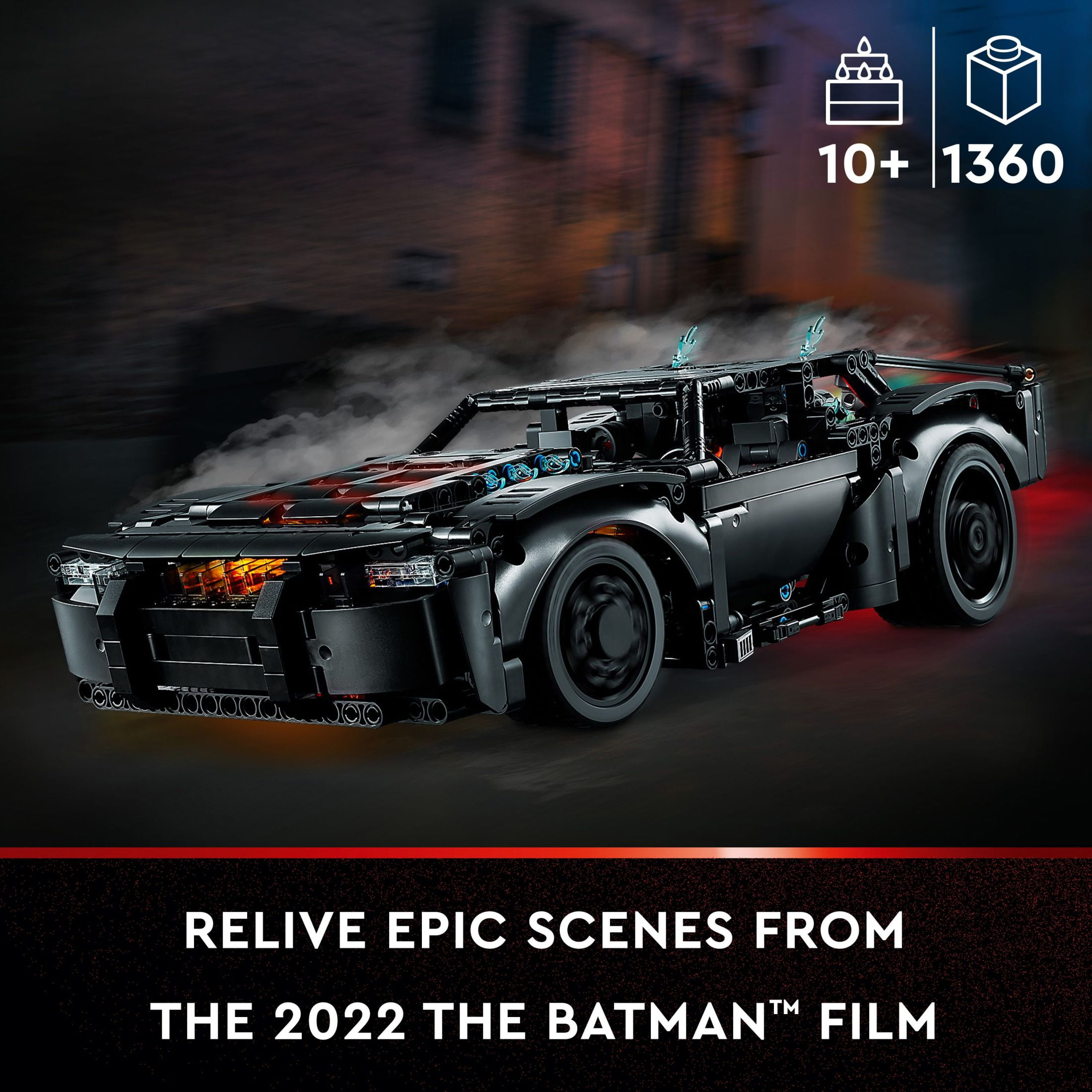 LEGO 42127 Technic THE BATMAN BATMOBILE Model Building Kit (1,360 Pieces)