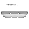 thumbnail image 1 of Outdoor 2-3 Swing Awning Set Canopy Waterproof Accessories for Garden Bench, 1 of 8