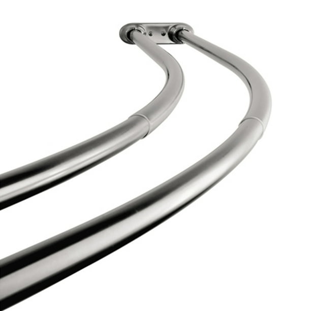 ARISTA 6072" Double Curved Adjustable Shower Rod Chrome