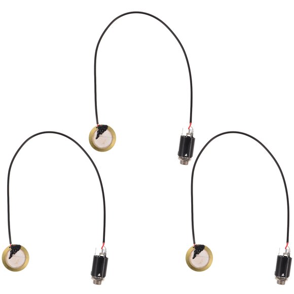 MERRYHAPY 3Ud Captador Piezoeléctrico Universal Para Instrumentos Con Sensibilidad Y Fácil Adhesión Multicolor